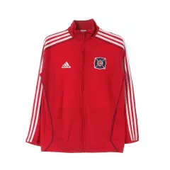 XL adidas(アディダス) レッド シカゴ ファイヤー トラックトップス ジップアップジャケット