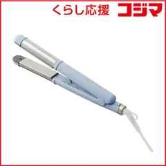 【 新品 未開封 】   アイリスオーヤマ ストレートアイロン 2WAY ストレート&カール micola ミコラ 120℃～200℃ 海外対応 交流(コード)式 ブルー HIR-MS201-A 未使用 送料無料のサムネイル