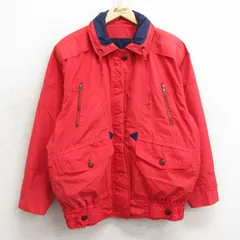 古着 ロンドンフォグ 長袖 ジャケット レディース 赤 レッド 24dec27 中古 アウター ジャンパー ブルゾン