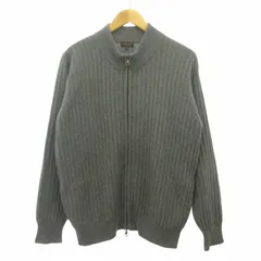 ポールスミスコレクション PAUL SMITH COLLECTION 美品 ウール ドライバーズニット セーター カシミヤ混 グレー L ■GY31のサムネイル