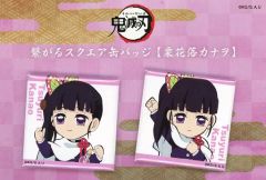 鬼滅の刃 繋がるスクエア缶バッジ 栗花落カナヲ - メルカリ