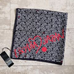 ルイ・ヴィトン LOUIS VUITTON ハンカチ スカーフ 黒色 絵の具 - メルカリ