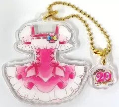 【中古】キーホルダー キュアピーチ コスチュームアクリルチャーム 「一番くじ プリキュア 20th Anniversary!」 E賞