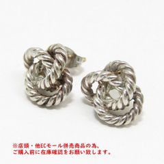 ※併売商品※◆中古◆TIFFANY&CO.【ティファニー】ツイストピアス SV925 K18 イエローゴールド 男女兼用　M899