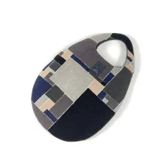 MINA　PERHONEN　ミナペルホネン　QA9497　LANDSCAPE　エッグバッグ　ハンドバッグ　トートバッグ　総柄　ウール