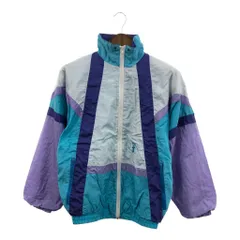 90年代 PUMA プーマ トラックジャケット スポーツ ワンポイントロゴ マルチカラー (メンズ XS) 中古 古着 Q1279