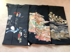 ま-897 黒留袖 正絹 まとめ売り 5枚 - メルカリ