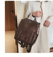 ビジネスリュック レディース A4対応 軽量 防水 通勤 通学 おしゃれ 大人 サイズ感 マザーズバッグ リュックサック PUレザー ビジネス 外出 旅行 KaM1957