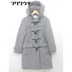 ■ NATURAL BEAUTY BASIC ナチュラルビューティーベーシック 長袖 ダッフル コート サイズL グレー レディース 【中古】 【1105210026587】