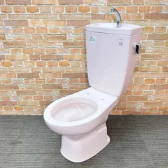 中古　TOTO　トイレ便器　洋式便器+タンク Yahoo!オークション - TOTOトイレ便器(床下排水) 洋式便器と三角