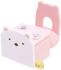 【中古】ぬいぐるみ 机といすのセット(しろくま) てのりぬいぐるみ すみっコのおべんきょうテーマ 「すみっコぐらし」