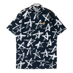 サイズ：M LOUD MOUTH ラウドマウス  ハイネック 半袖Tシャツ シューティングスター 星柄 ブラック系 [240101510028] ゴルフウェア メンズ ストスト