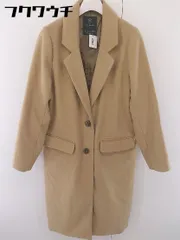 ■ w closet ダブルクローゼット 長袖 コート サイズF ベージュ系 レディース  【中古】 【1201060001382】