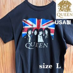 【古着】QUEEN(クイーン)半袖Tシャツ L 黒 ヴィンテージ USA製 ALSTYLE バンT ロックT バンド