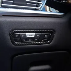 スポーティ全開♪ BMW カーボン ルック ヘッドライト スイッチ リング G82 G83 M4 クーペ カブリオレ コンペティション MトラックPK 3644のサムネイル