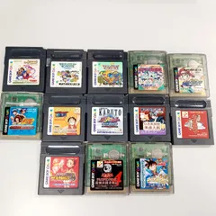 ゲームボーイソフト 13本セット(ロードス島戦記,ドラゴンクエストモンスターズ 1・2,ポケットプロ野球,爆転シュートベイブレード,シャーマンキング,ワンピース幻のグランドライン冒険記,メダロットカードロボトル,仙界異聞録準提大戦)等