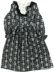 【中古】衣類 総柄 ワンピース ダークグリーン Mサイズ 「ディズニーヴィランズ」