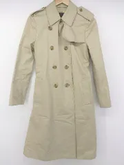 ◇ ◎ UNTITLED アンタイトル ベルト付 長袖 トレンチ コート サイズ1 ベージュ レディース P  【1301100009283】