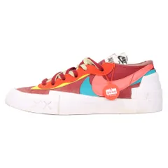 NIKE (ナイキ) KAWS×sacai×Nike Blazer Low Team Red DM7901-600 カウズ×サカイ×ナイキ ブレーザー チームレッド ローカットスニーカー US9.5/27.5cm