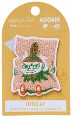 【ムーミン】刺繍ステッカー　リトルミイ黄A×