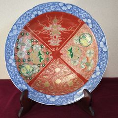 有田焼 哲山作 飾皿 鳳凰文様 径約46cm - メルカリ