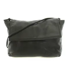 ロエベ LOEWE ショルダーバッグ アナグラム ナッパレザー 黒 ブラック /YT ■OH