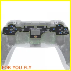 【特価セール】eXtremeRate ps5コントローラーBDM-010とBDM-020に対応用フェイスクリックキット、ps5コントローラーに対応用カスタム触覚十字キー(Dpad)アクションボタン、ps5コントローラー対応用マウスクリックキット-コントローラー