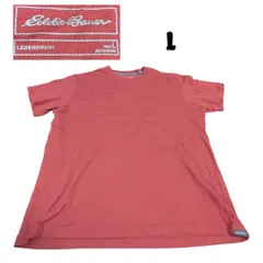エディーバウアー古着半袖無地TシャツLオレンジ　SY00294