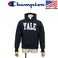 Champion (チャンピオン) C5-W102 REVERSE WEAVE  フーデッドスウェットシャツ アメリカ製 全2色 CN057 370ネイビー XL