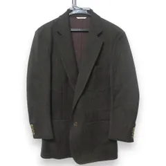 美品　HERMES　テーラードジャケット　カシミア混　レザー切り替え　ハイピング 美品 HERMES テーラードジャケット カシミア混 レザー切り替え