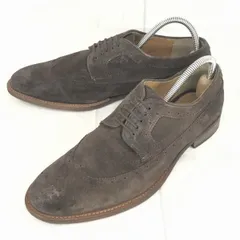ZARA/ザラ★スエード本革/ウイングチップ【25.5/茶系】ドレスシューズ◆H-34<sale>
