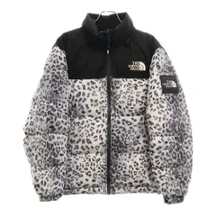THE NORTH FACE (ザノースフェイス) NOVELTY NUPTSE DOWN JACKET ノベルティヌプシダウンジャケット レオパード ブラック/グレー NJ1DN51L