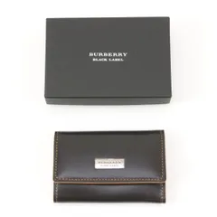 $$ BURBERRY BLACK LABEL バーバリーブラックレーベル キーケース 5連タイプ ダークブラウン