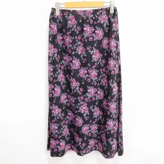 #a ローラアシュレイ LAURA ASHLEY スカート マーメイド マルチ カラフル 花柄 11号 レディース 941272 k01