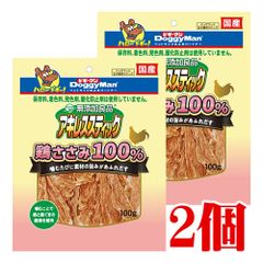 ドギーマン 無添加良品 アキレススティック 鶏ささみ100%　2個