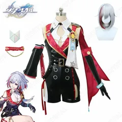 崩壊スターレイル トパーズ コスプレ 衣装 ウィッグ 靴 武器 道具等フルセット 崩壊スターレイルトパーズコスプレフルセット+武器+カブ