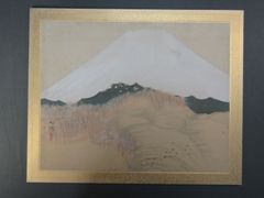 絵画　水墨画　富士山　川田敏郎 絵画 水墨画 富士山 川田敏郎 - メルカリ