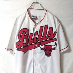 90s USA製 シカゴブルズ ベースボールシャツ L - メルカリ