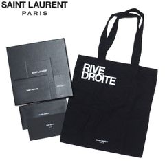 未使用★SAINT LAURENT RIVE DROITE トートバッグ 黒 リヴ・ドロワット限定 サンローラン★