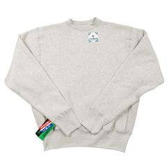 CAMBER CROSS KNIT CREW SWEAT GRAY