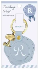 クラ【送料無料】【スヌーピー】【SNOOPY】シーリングスタンプ風イニシャルキーホルダー【R】【ピーナッツ】【ウッドストック】【すぬーぴー】【アニメ】【キャラクター】【キーリング】【チャーム】【鍵】【雑貨】【グッズ】【かわいい】