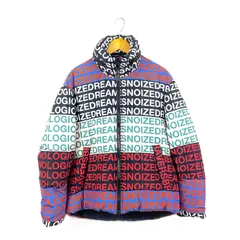 DIESEL　ディーゼル　W　PIATING　NOISE　PUFFER　JACKET　中綿ジャケット　XSサイズ　総柄　マルチカラー