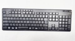 【HY】【美品】ELECOM エレコム TK-FDM116SKMBK 静音無線フルキーボード 日本語109キー 抗菌加工 排水機構 ホットキー搭載 USBレシーバー ワイヤレス 2.4GHz接続[送料無料(一部地域を除く)]HY003