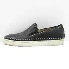 クリスチャンルブタン Christian louboutin スタッズ スニーカー シューズ スリッポン ブラック 43.5 28.5cmのサムネイル