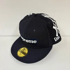 68.supreme × NEWERA 21AW New York Yankees Box Logo Cap サイズ7 5/8【併売品】