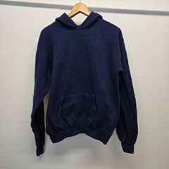 SANTEE プルオーバーパーカー ネイビー M ヴィンテージ メンズ 古着 M-C-444