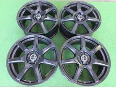 マットブラックカラー！　ダンロップ　ＰＲＤ ＳＰ７　7J-17 5H100 +53　カローラツーリング　プリウス　スバルＸＶ！