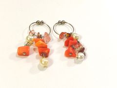 【年末SALE】天然石　ピアス　#E58
