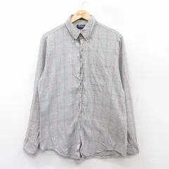 M/古着 アロー 長袖 シャツ メンズ 90s ボタンダウン 薄紺他 ネイビー 25sep19 中古 トップス