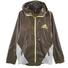 adidas アディダス ジップジャケット L ブラウン系 メンズ 古着